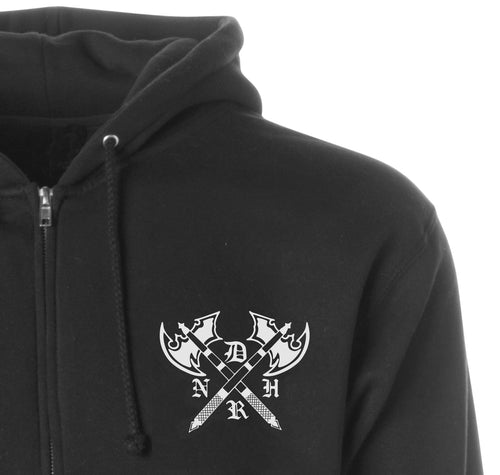 ALPHA OMEGA ZIP HOODIE
